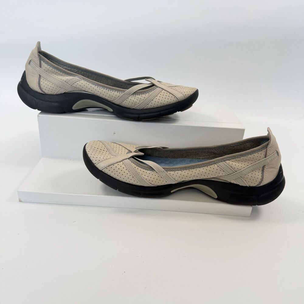 Clark’s Privo Berry Loafer Flats Ballet Leather Women’s Beige Size 8 - Picture 4 of 10